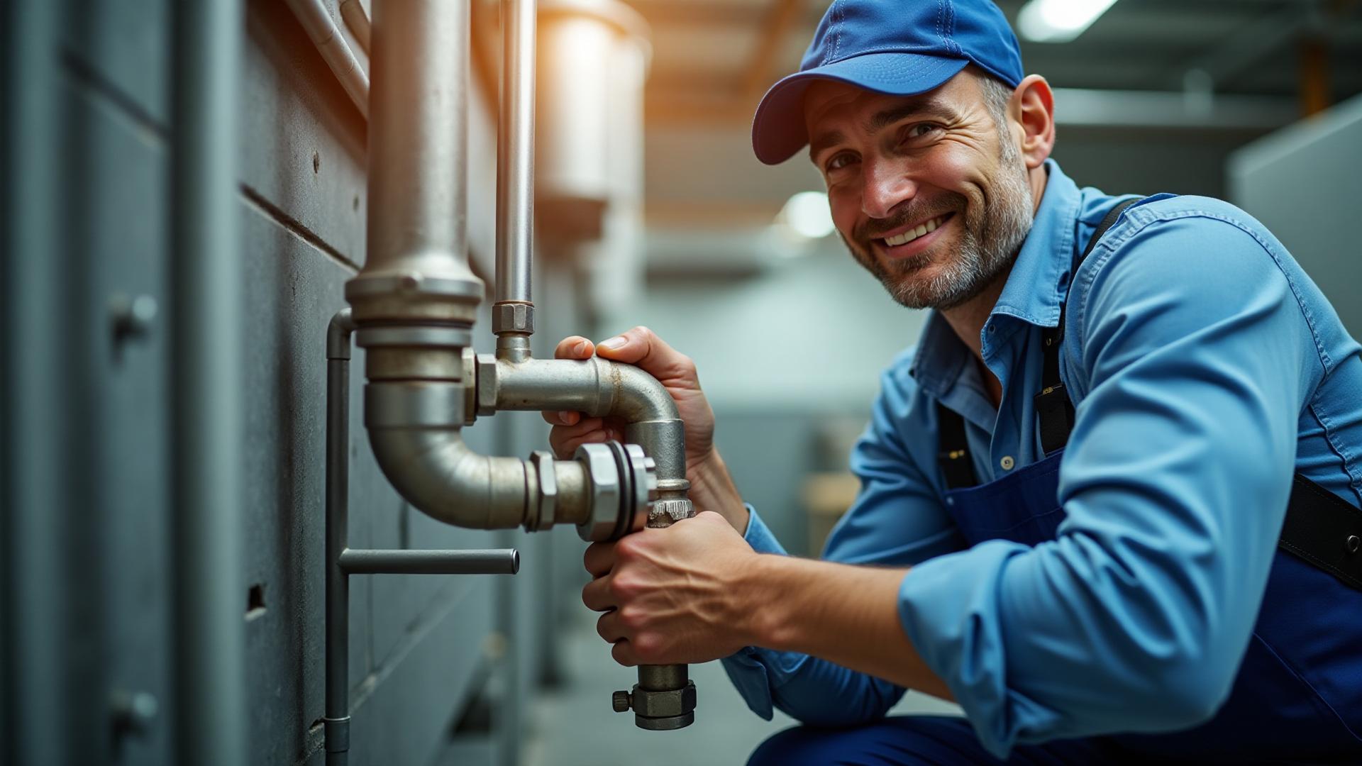 Professional plumber working in Kettering - J Smith Plumbing expert service